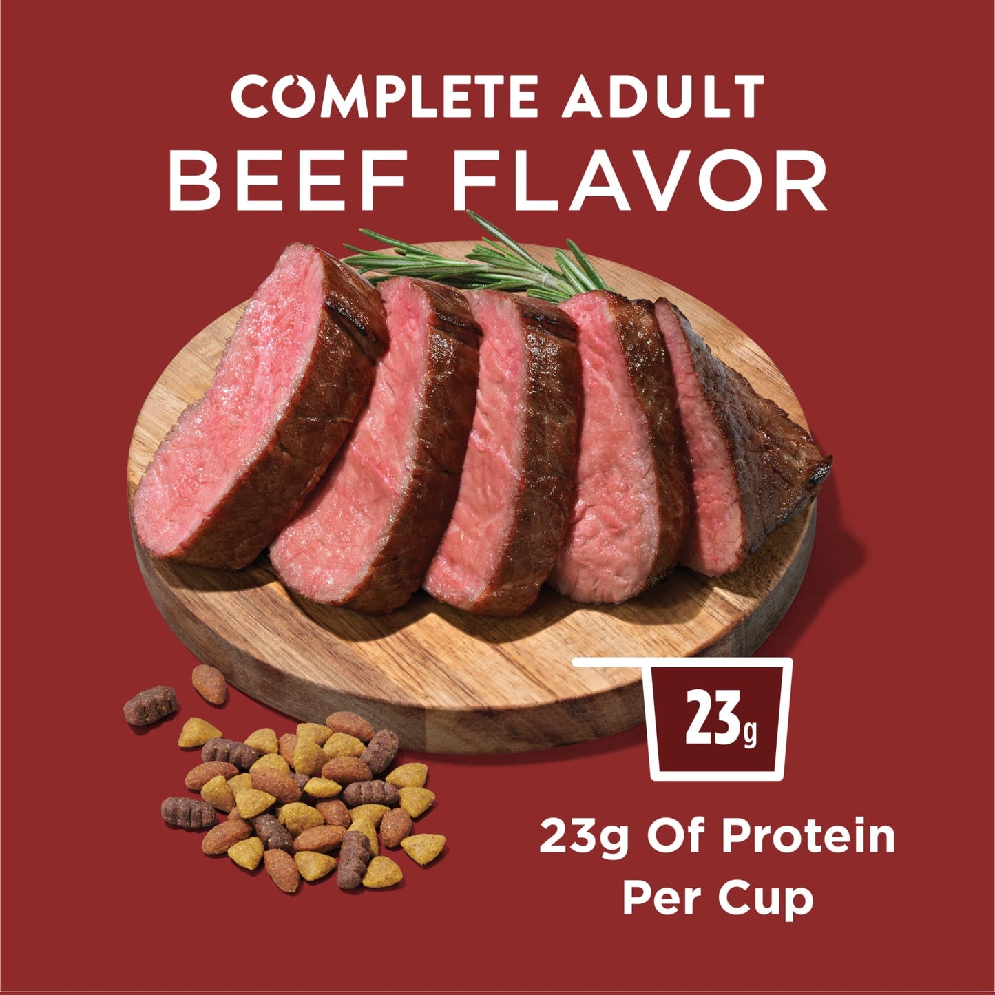 Purina Dog Chow Complete Adult Dry Dog Food Kibble Beef Flavor - 18.5 lb. Bag (Pack of 8)