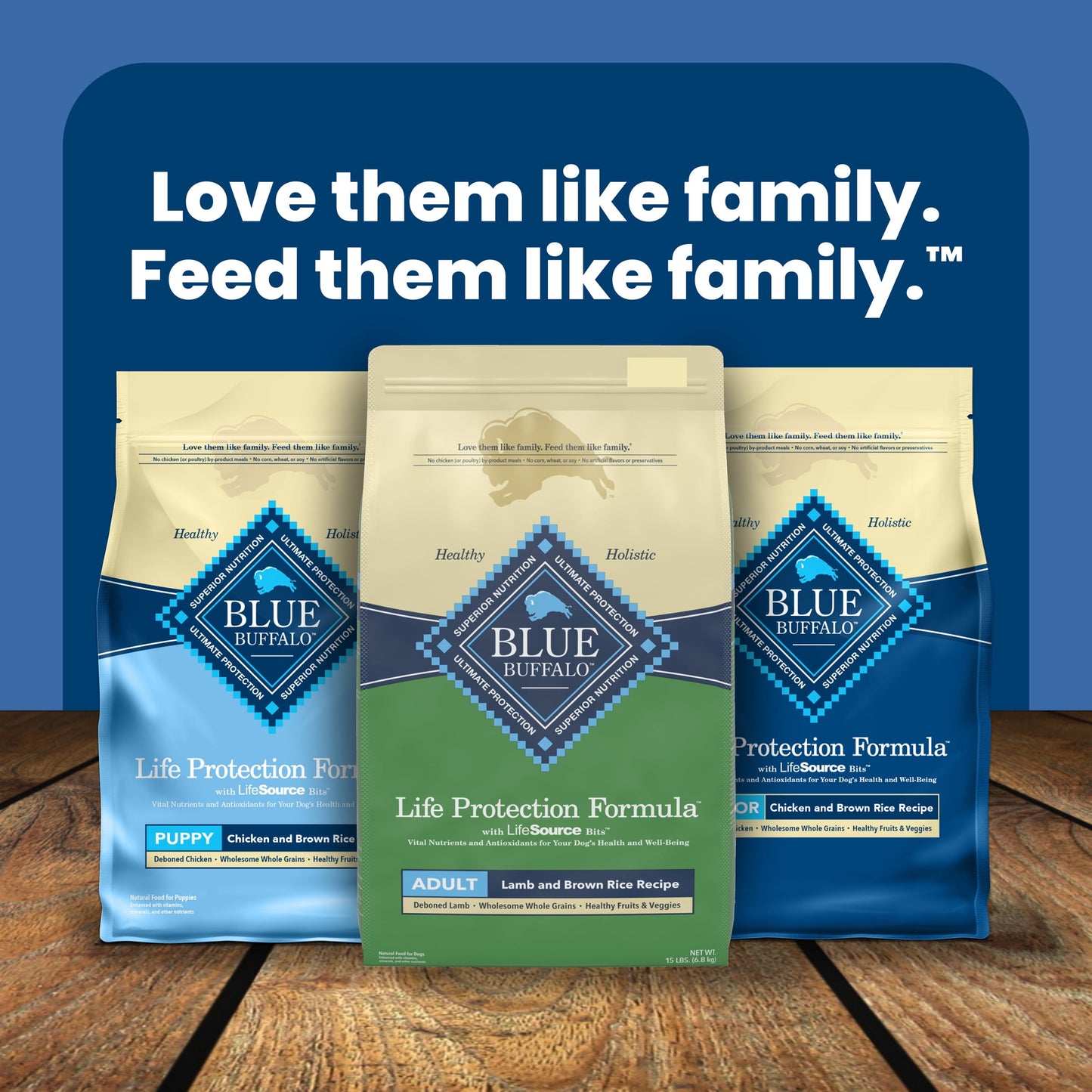 Blue Buffalo Life Protection Formula Adult Dry Dog Food, Lamb & Brown Rice, 5 lbs.