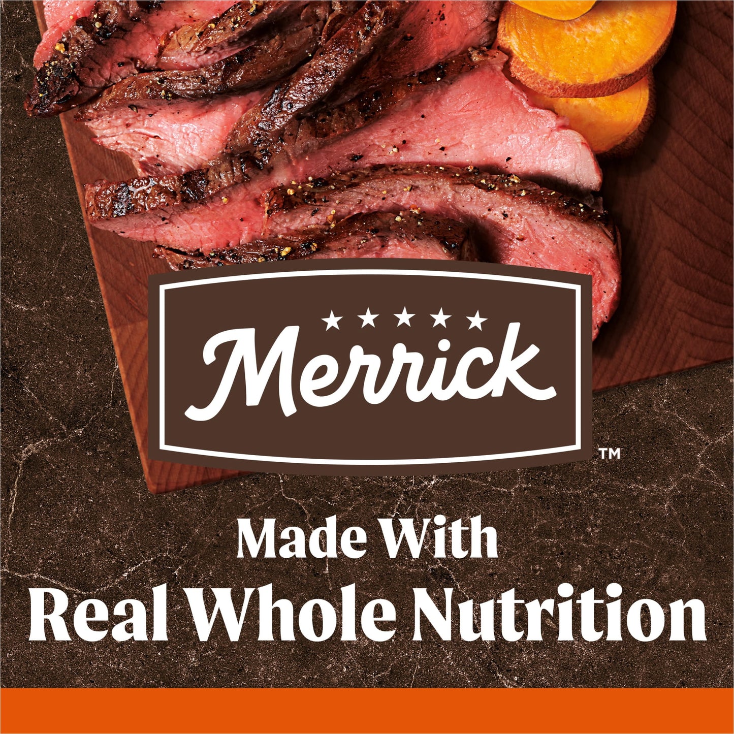 Merrick Premium Grain Free Dry Adult Dog Food, Wholesome And Natural Kibble, Real Texas Beef And Sweet Potato, 4.0 lb. Bag