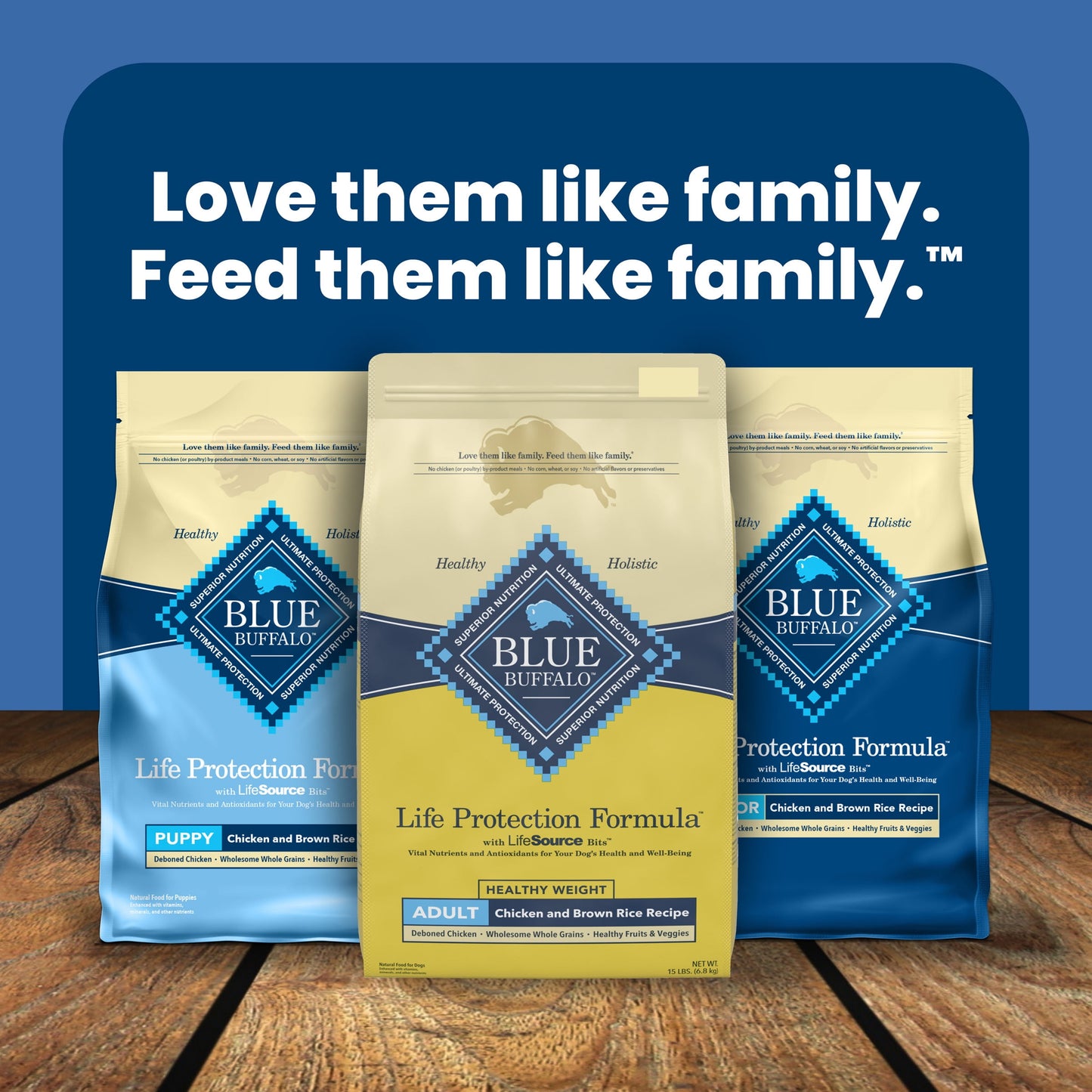 Blue Buffalo Life Protection Formula Healthy Weight Adult Dry Dog Food, Chicken, 15-lb Bag