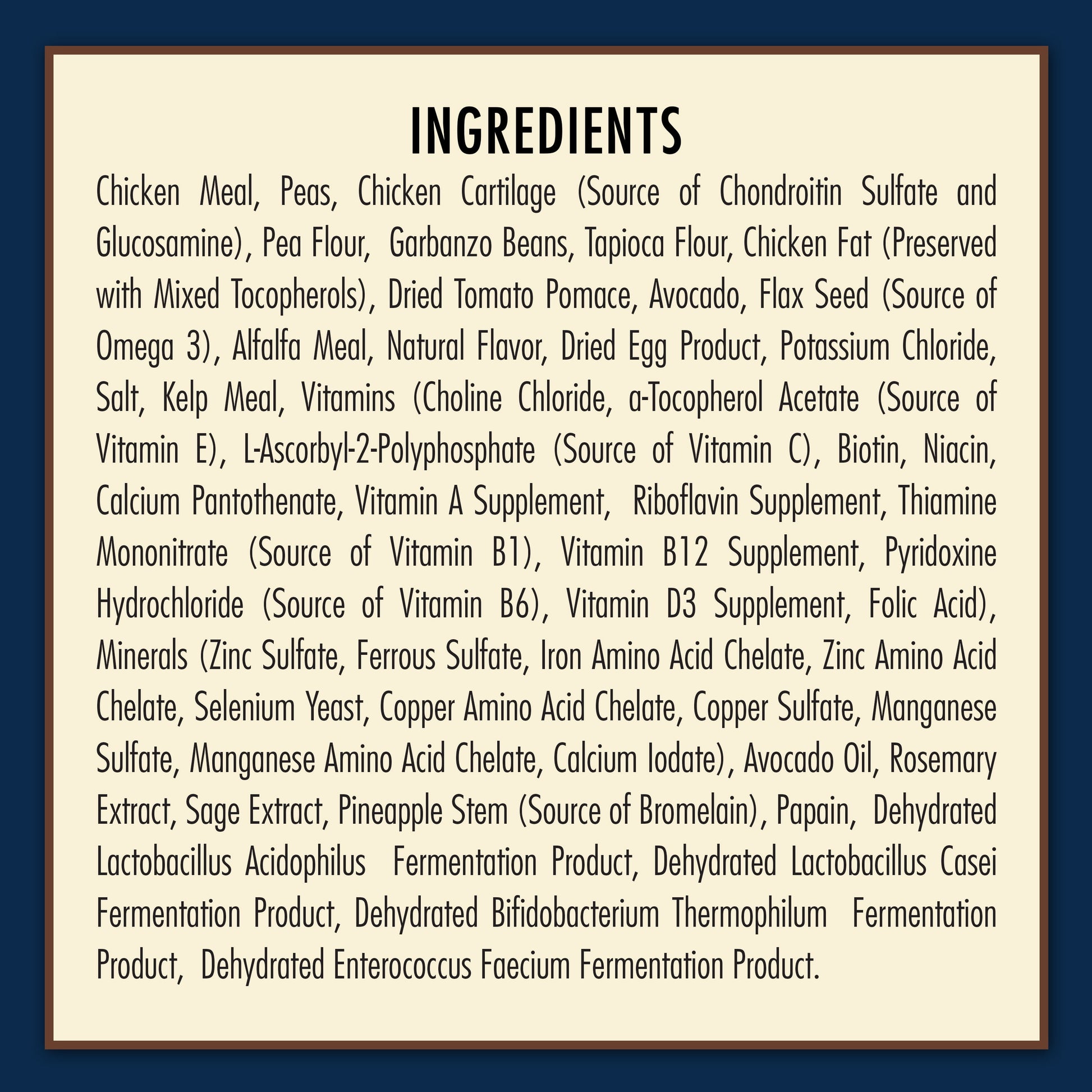 AvoDerm Joint Health Grain Free Chicken Meal Dry Dog Food 4LB