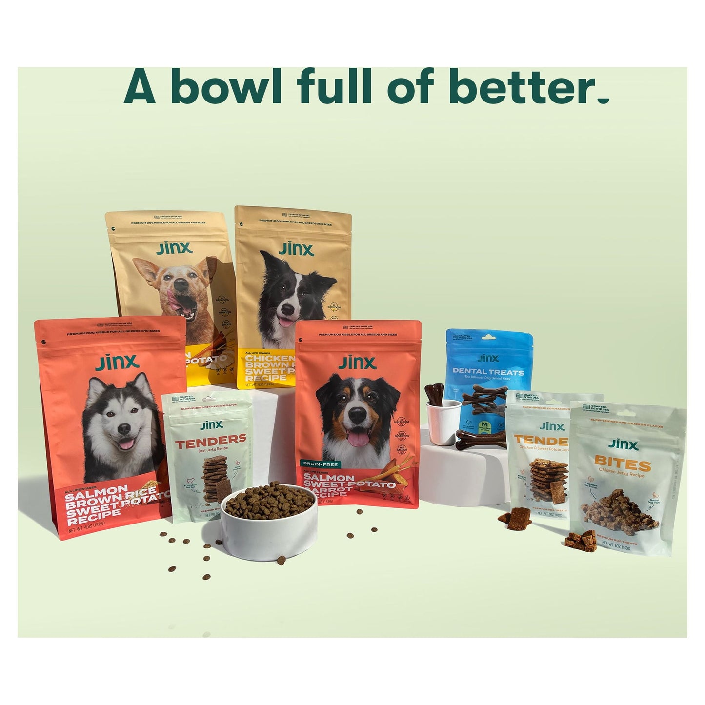 Jinx Chicken Flavor Boosting Meal Topper, Ground Dry Dog Food, 3 oz. Bag