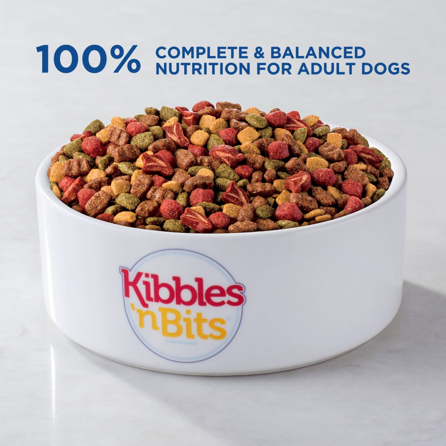 Kibbles ‘n Bits Bistro Mini Bits Small Breed Dry Dog Food Beef & Apple Flavors, (1) 16 lb. Bag