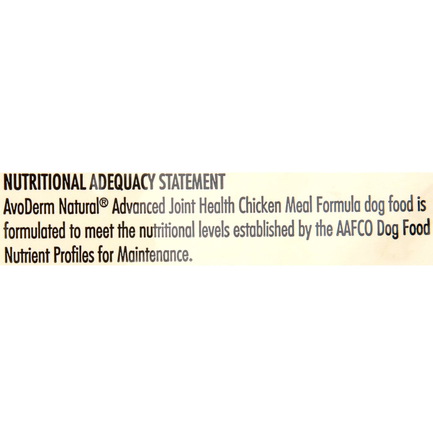 AvoDerm Joint Health Grain Free Chicken Meal Dry Dog Food 4LB