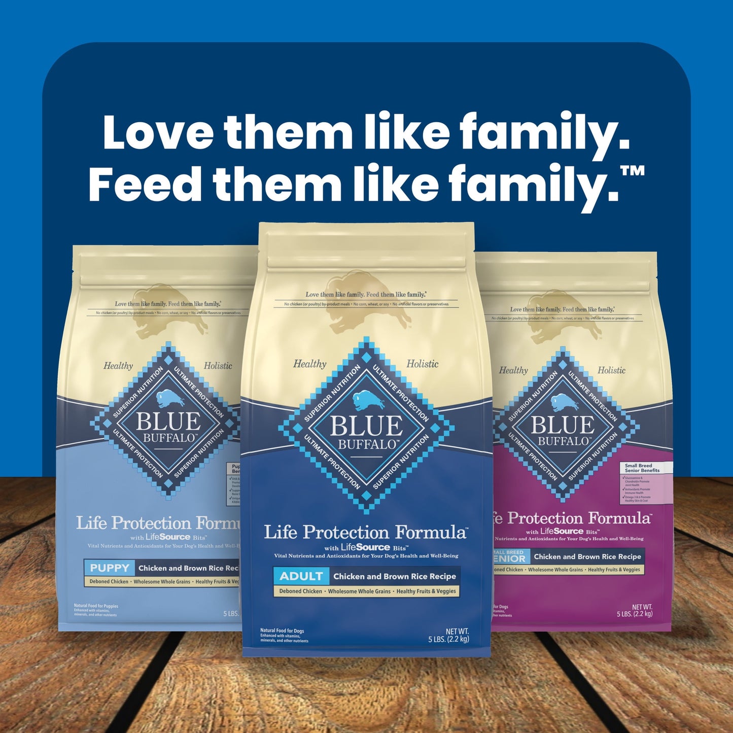 Blue Buffalo Life Protection Formula Adult Dry Dog Food, Salmon & Brown Rice, 5 lbs.