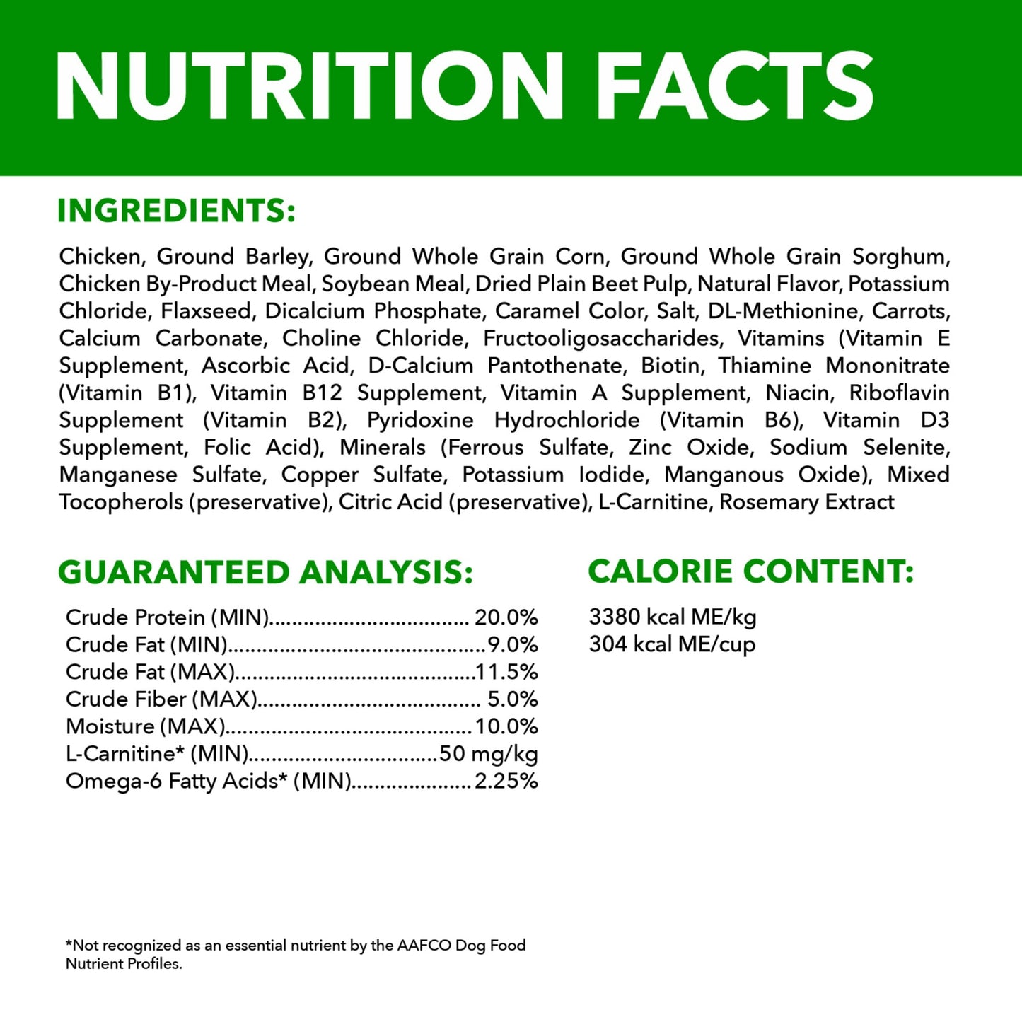 Iams Adult Healthy Weight Control Dry Dog Food With Real Chicken, 7 Lb Bag