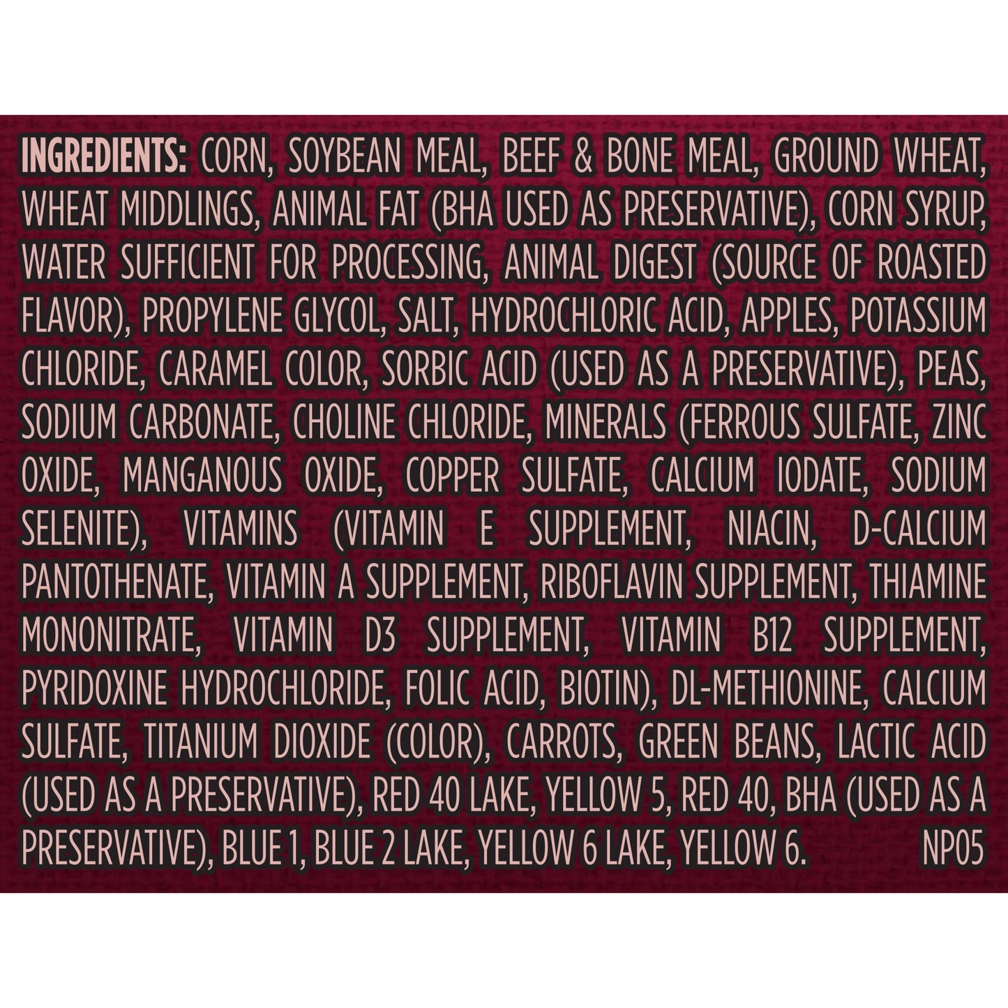 Kibbles ‘n Bits Bistro Mini Bits Small Breed Dry Dog Food Beef & Apple Flavors, (1) 16 lb. Bag