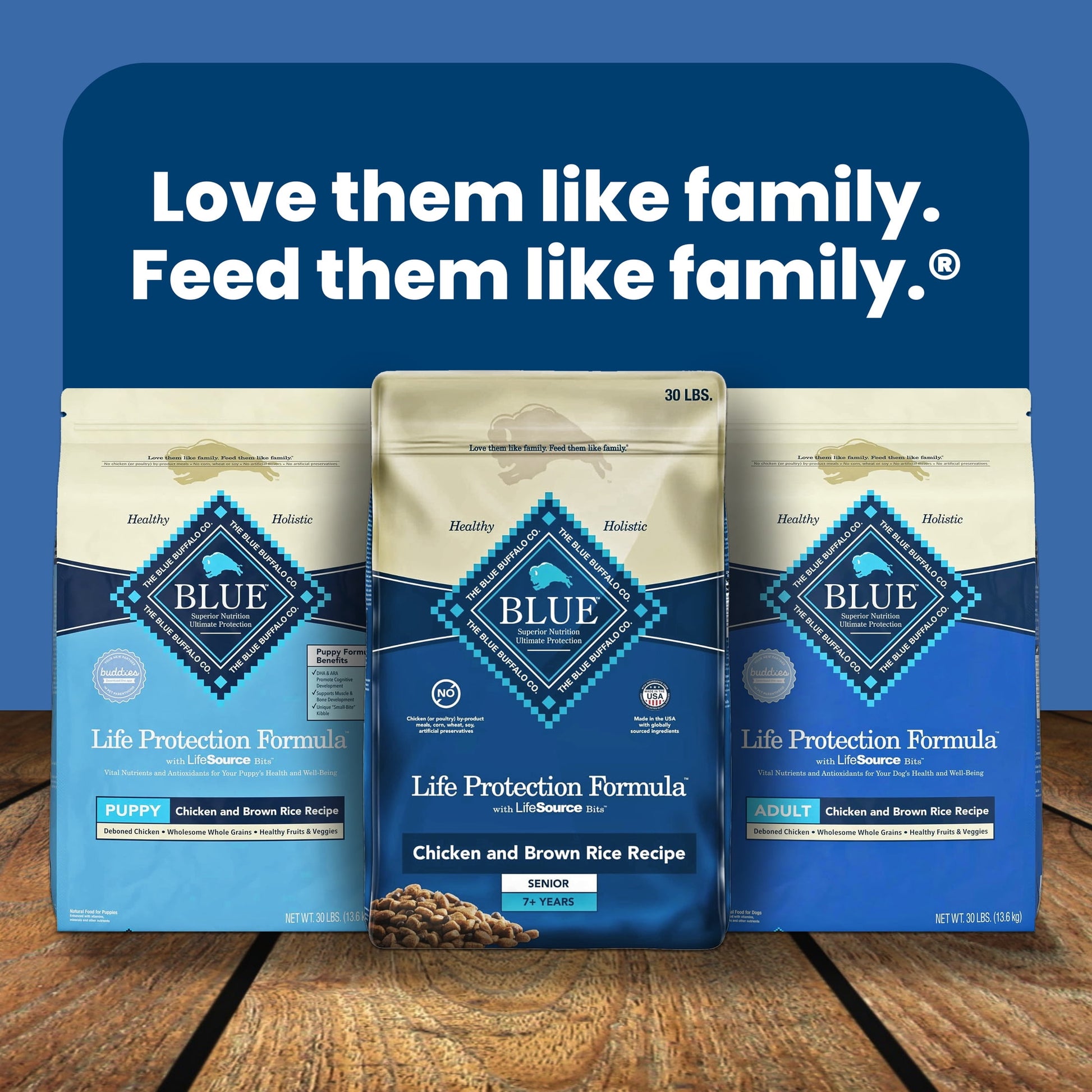 Blue Buffalo Life Protection Formula Small Breed Dry Puppy Food, Chicken & Oatmeal, 5 lbs.