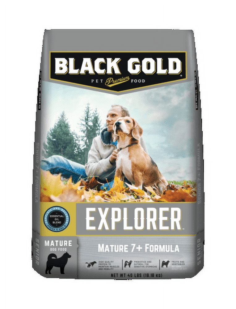 Black Gold Explorer Mature 7+ Formula Dry Dog Food (Pack of 18)