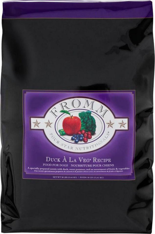Fromm Four Star Duck La Veg Recipe Dry Dog Food 4 lb