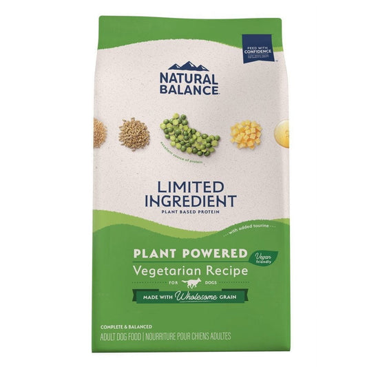 Natural Balance Pet Foods Limited Ingredient Plant Powered Vegan-Friendly Dry Dog Food, 4 lb