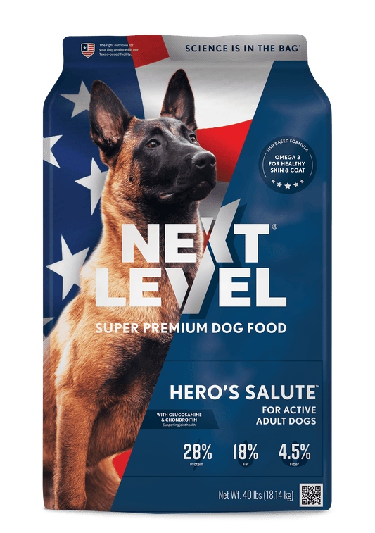 Next Level Hero’s Salute Dry Dog Food, 40 lb Bag