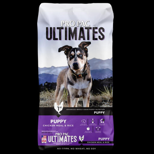 Pro Pac PRO PAC Ultimates Puppy Chicken Meal and Brown Rice Dry Dog Food 28 lb