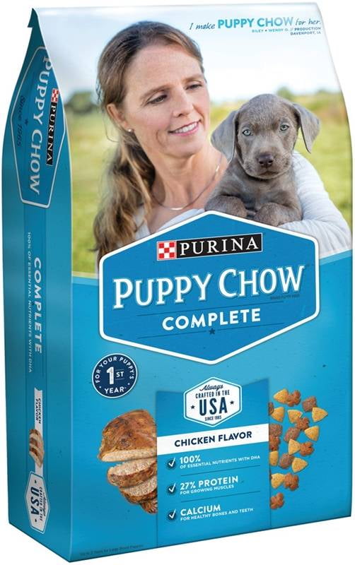 Purina Puppy Chow Complete With Real Chicken Dry Puppy Food - 4.4 lb. Bag