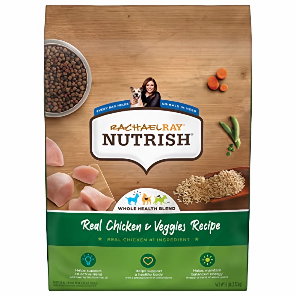 Rachael Ray Nutrish Real Chicken & Veggies Recipe Dog Food (Pack of 48)