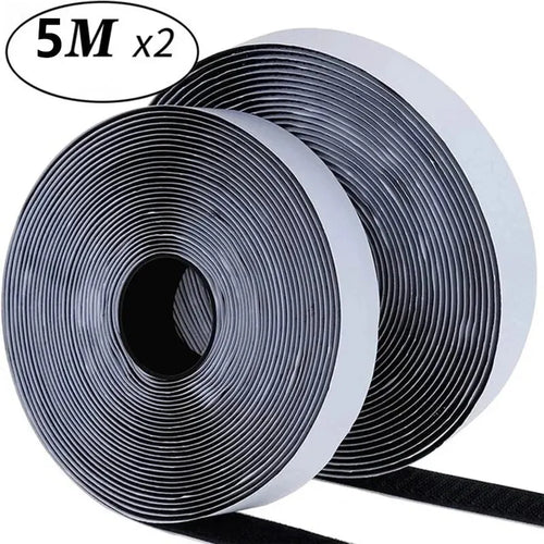 1/3/5M Strong Self-adhesive Fastener Tape Hook and Loop Magic Nylon
