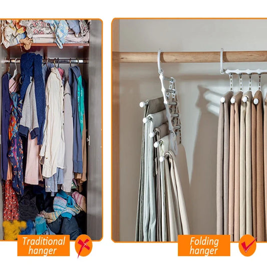 Folding Pants Storage Multifunctional Hanger for Pant Rack Hanger