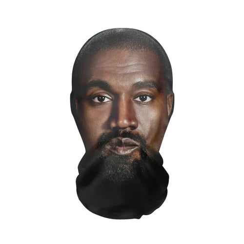 New 3D Printed Kanye Mask Elastic Mesh Full Face Mask for Men Women
