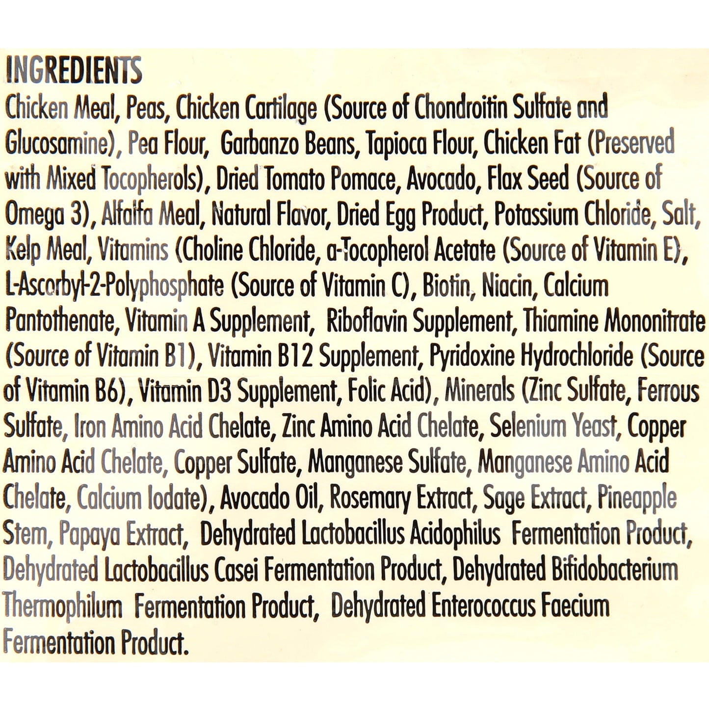 AvoDerm Joint Health Grain Free Chicken Meal Dry Dog Food 4LB