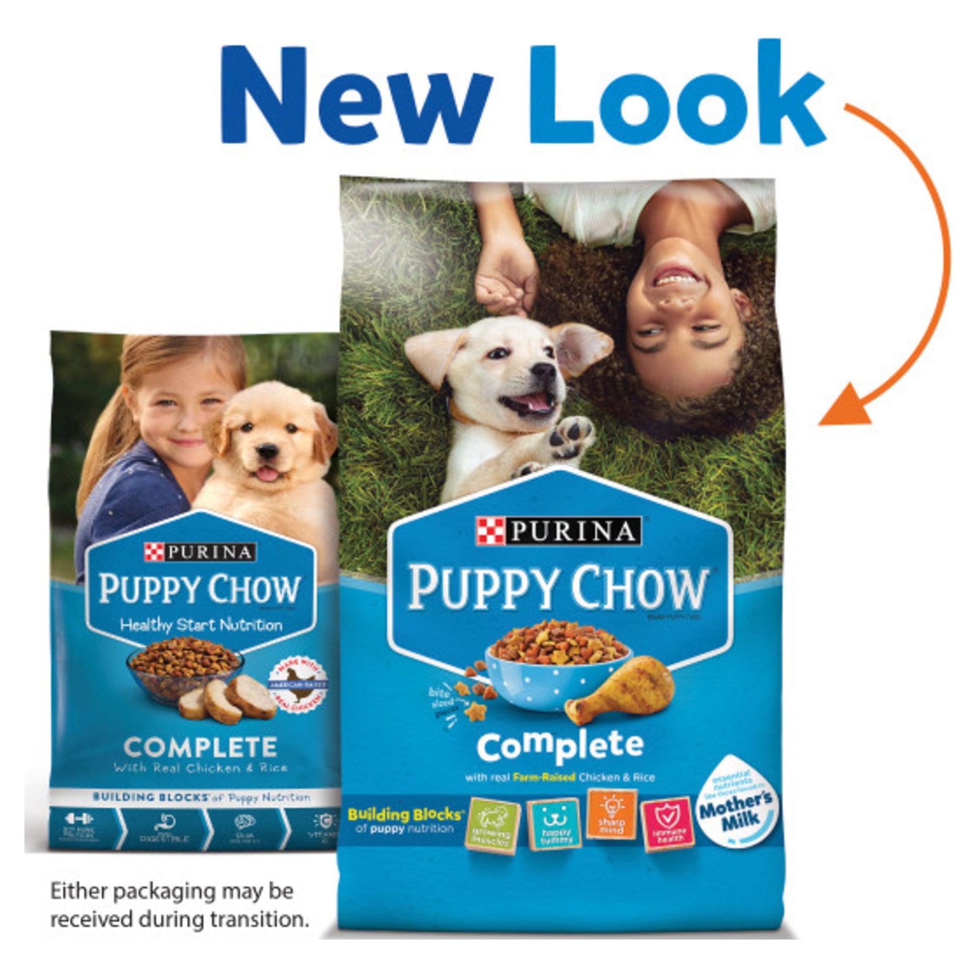Purina Puppy Chow Complete With Real Chicken Dry Puppy Food - 4.4 lb. Bag