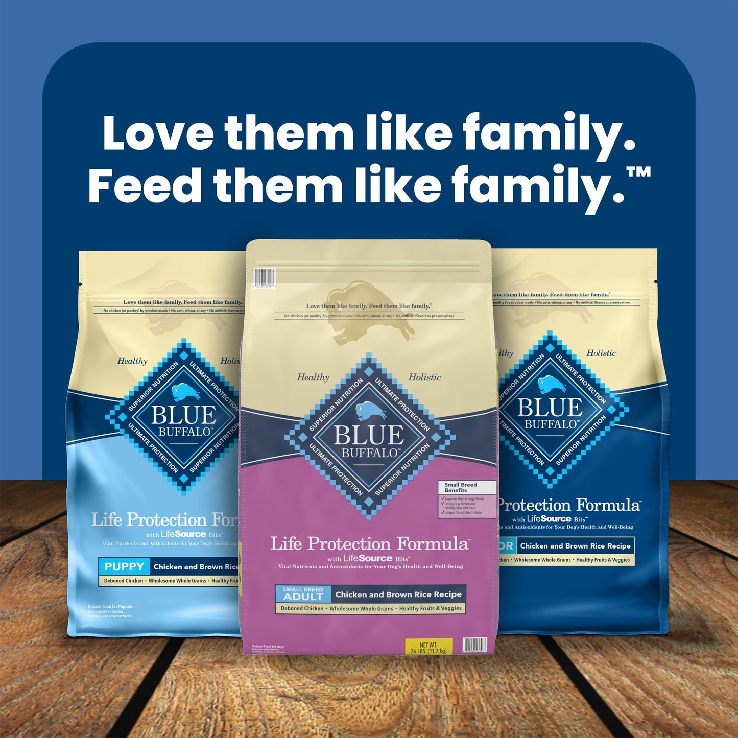Blue Buffalo Life Protection Formula Small Breed Dry Dog Food Chicken & Brown Rice 5 lbs.