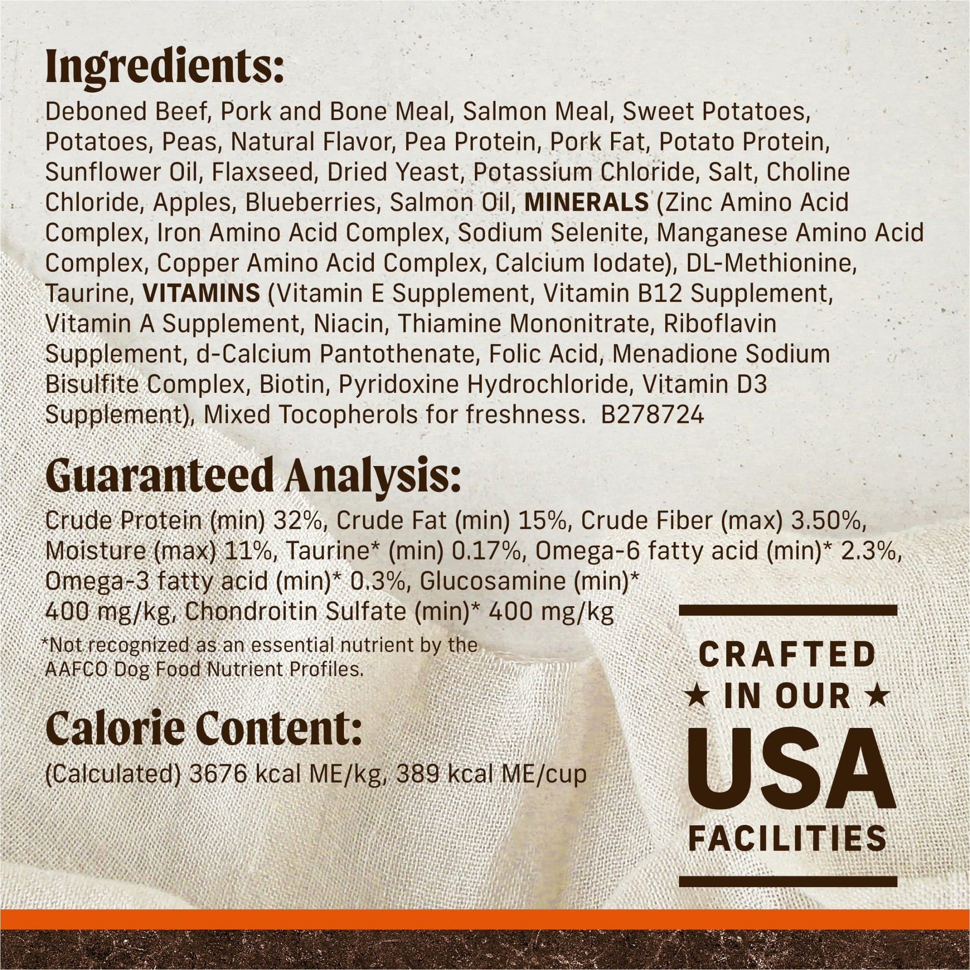 Merrick Premium Grain Free Dry Adult Dog Food, Wholesome And Natural Kibble, Real Texas Beef And Sweet Potato, 4.0 lb. Bag