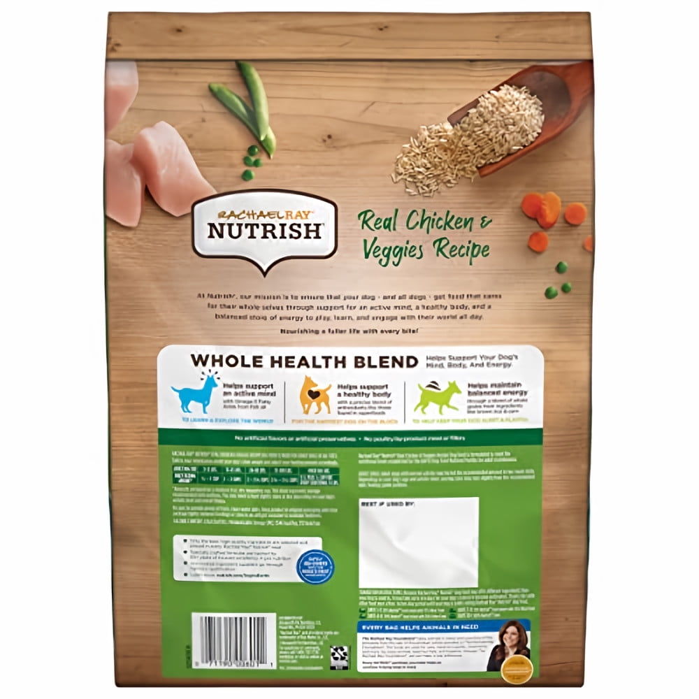 Rachael Ray Nutrish Real Chicken & Veggies Recipe Dog Food (Pack of 48)