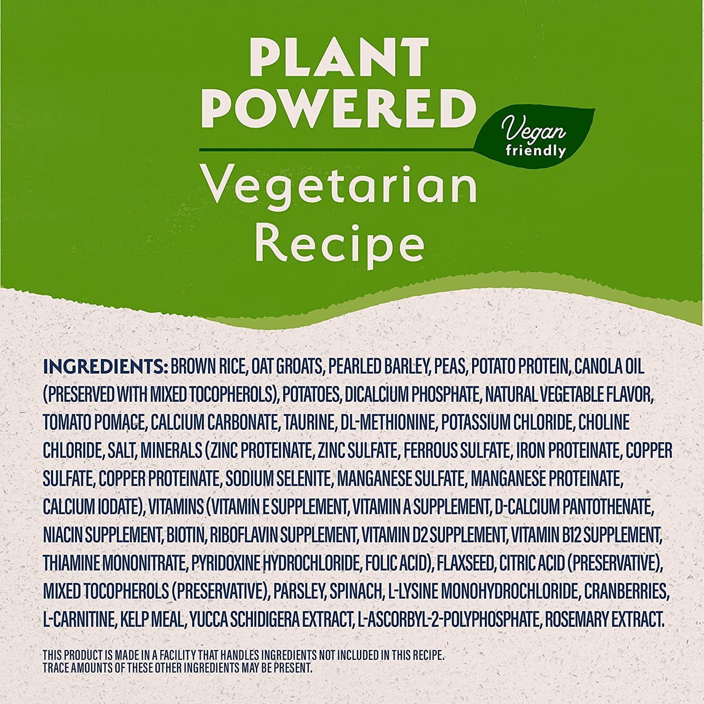 Natural Balance Pet Foods Limited Ingredient Plant Powered Vegan-Friendly Dry Dog Food, 4 lb