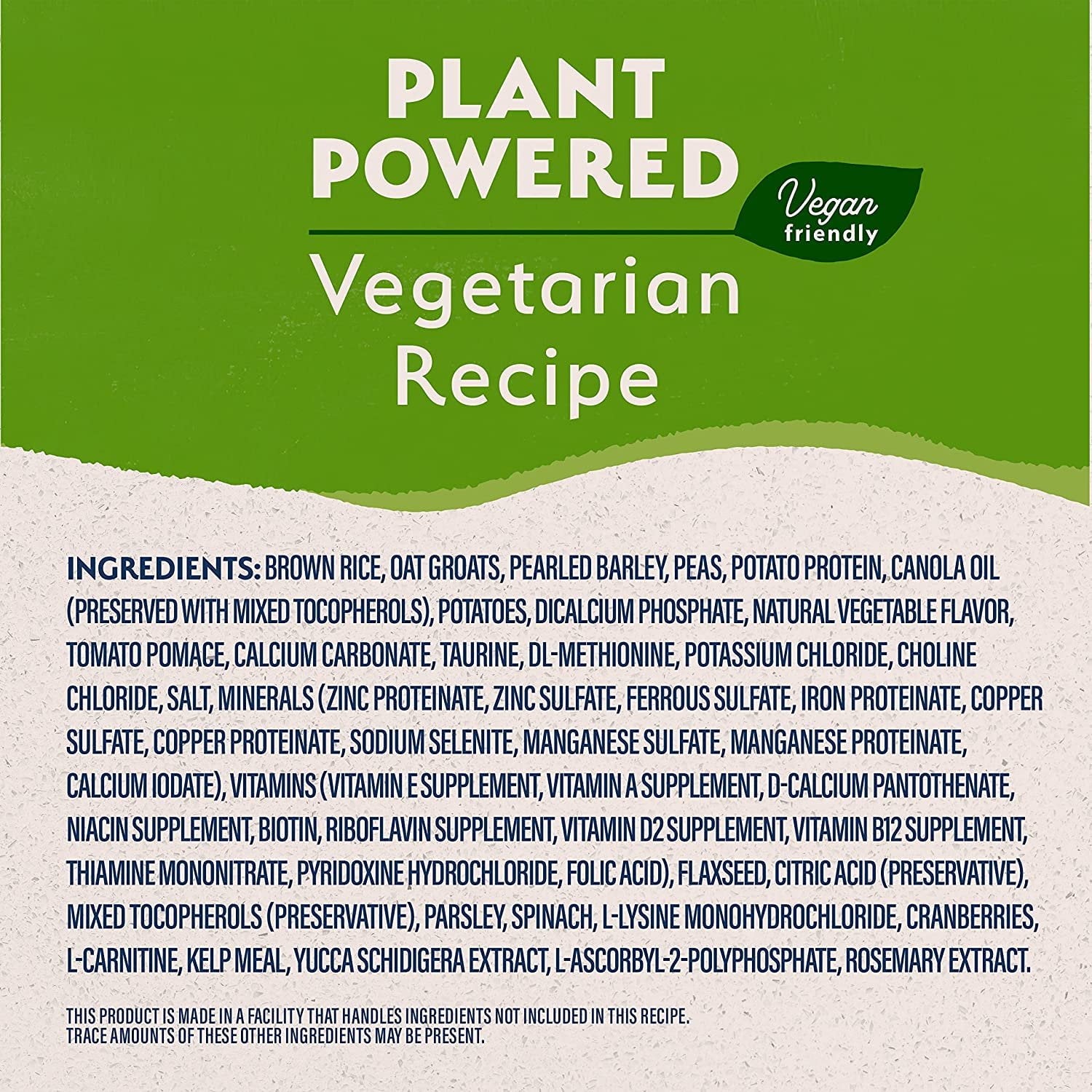 Natural Balance Pet Foods Limited Ingredient Plant Powered Vegan-Friendly Dry Dog Food, 4 lb