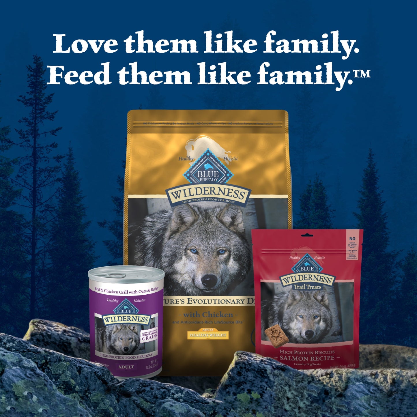 Blue Buffalo Wilderness Healthy Weight Dry Dog Food Plus Wholesome Grains, Chicken 24 lbs.