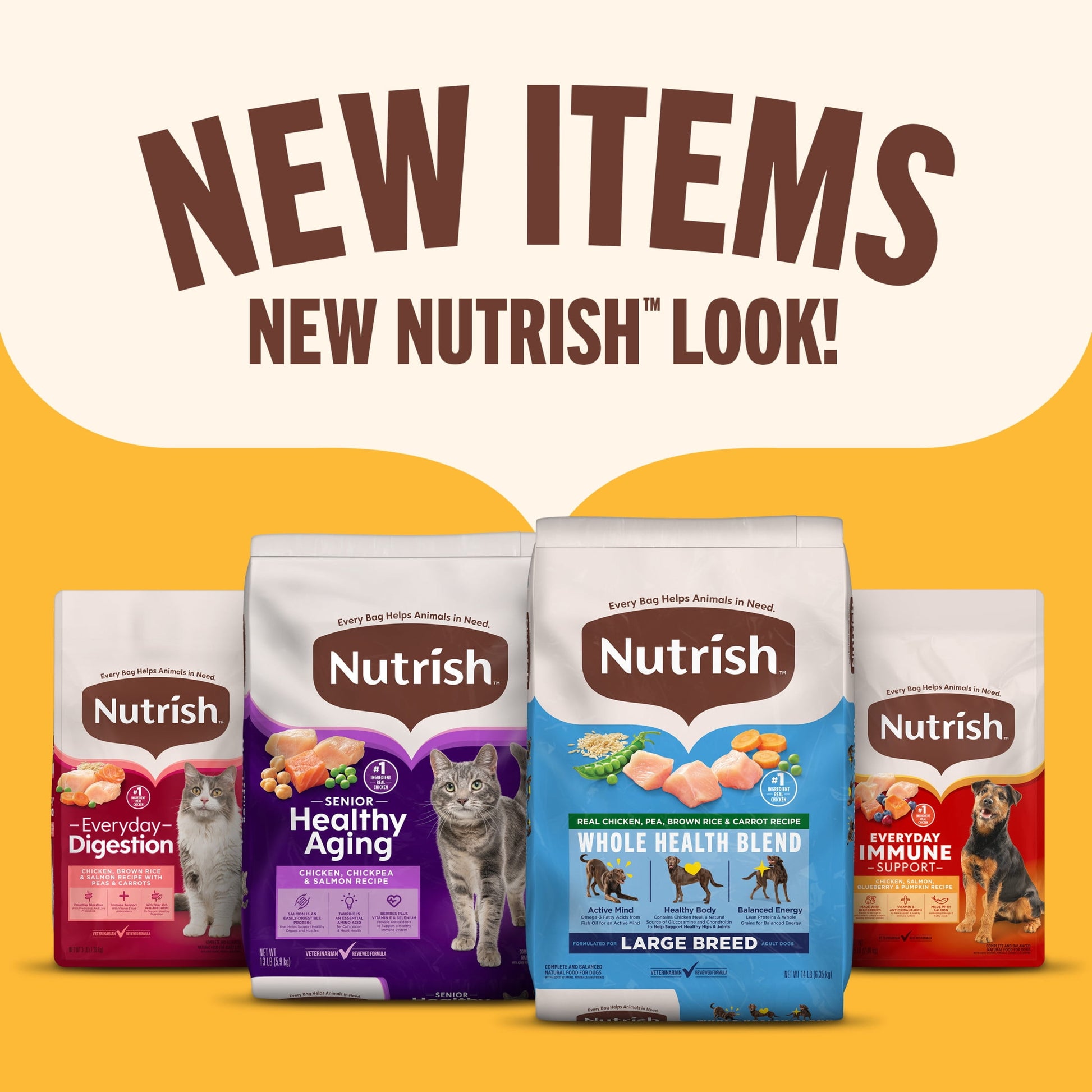 Nutrish Real Salmon, Veggies & Brown Rice Recipe Whole Health Blend Dry Dog Food, 5.5 lb. Bag (Rachael Ray)
