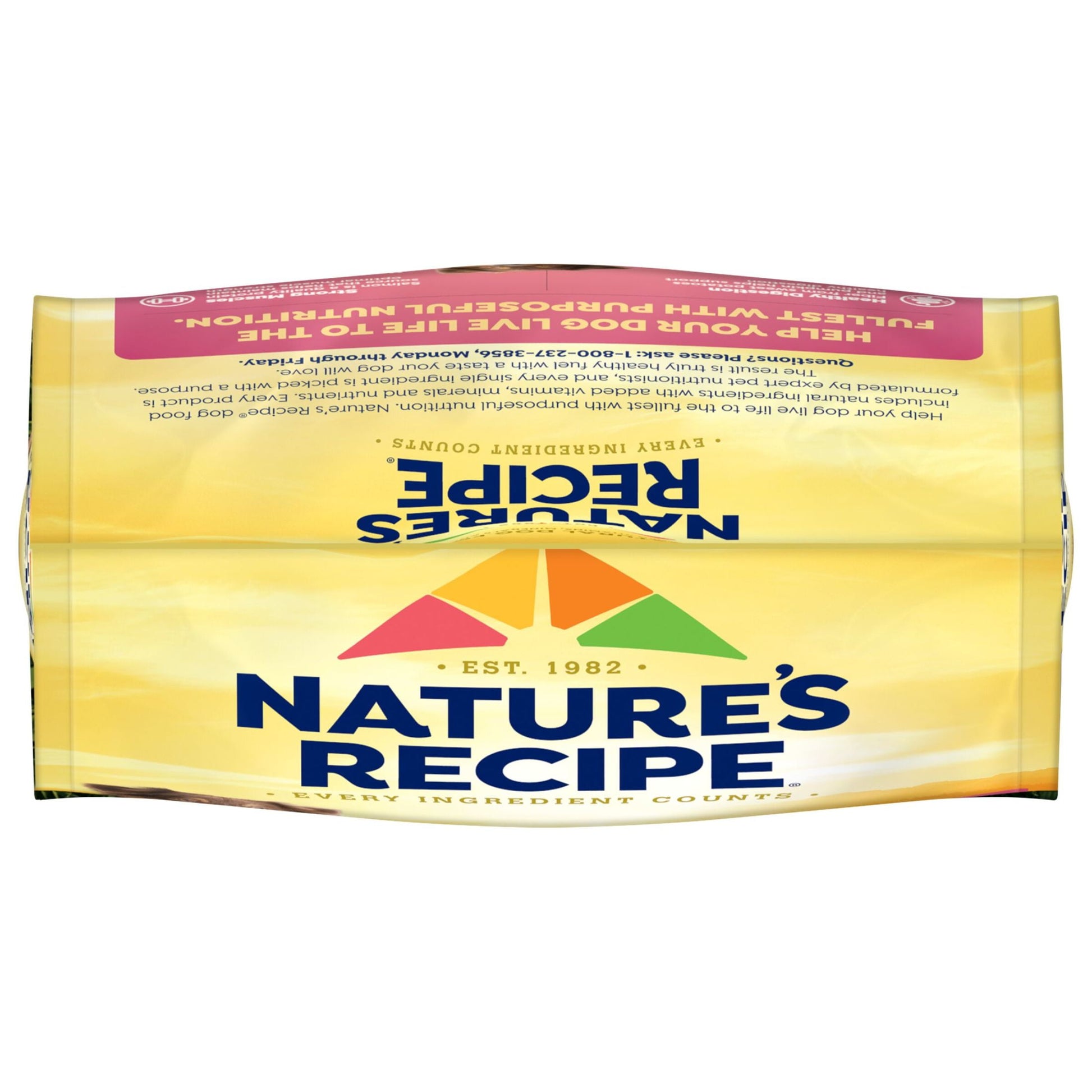 Nature′s Recipe Grain Free Salmon, Sweet Potato & Pumpkin Recipe Dry Dog Food, 4 lb. Bag