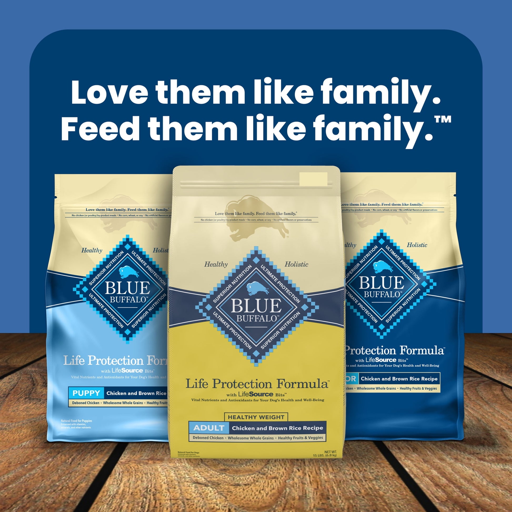 Blue Buffalo Life Protection Formula Adult Healthy Weight Dry Dog Food 24 lbs.