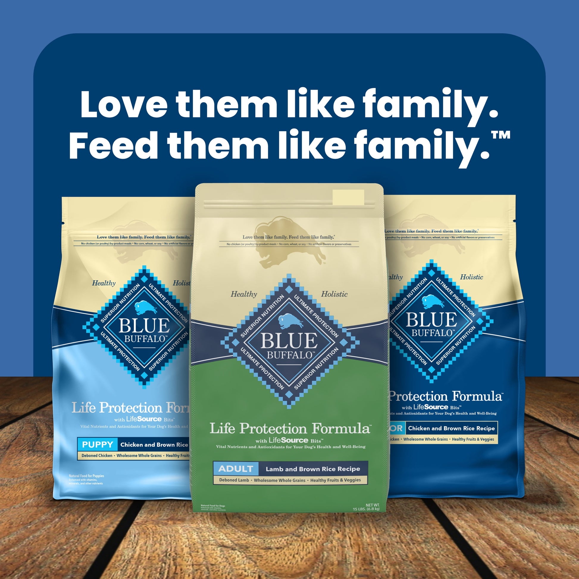 Blue Buffalo Life Protection Formula Adult Dry Dog Food, Lamb & Brown Rice, 5 lbs.
